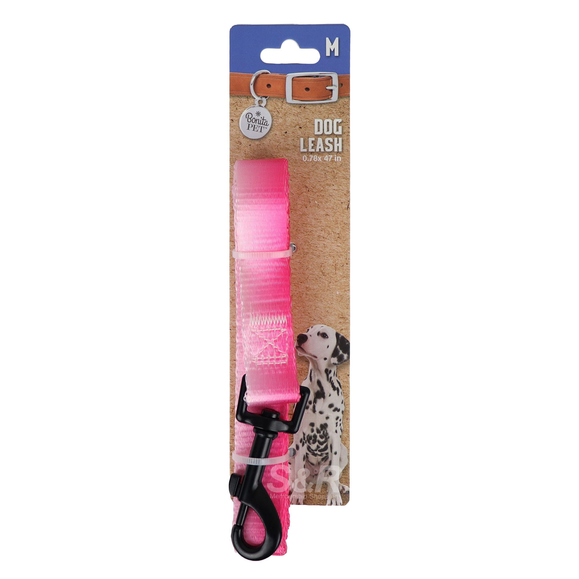 Bonita Pet Dog Leash Medium 0.78x47in Bonita Pet Dog Leash Medium 0.78x47in